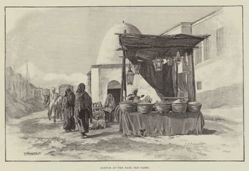 Sketch at the Fair, Old Cairo